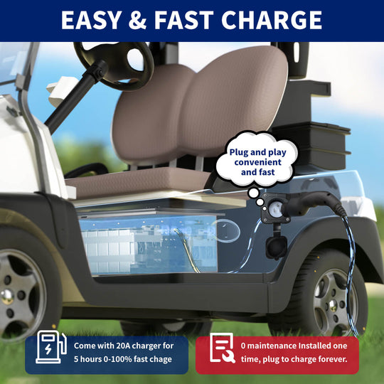 🔥ExxPower G1 36V/48V/72V 105ah Golf Cart Battery