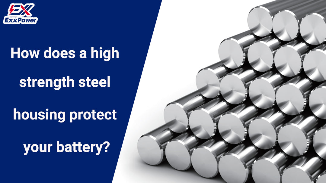 How does a high-strength housing protect your battery?