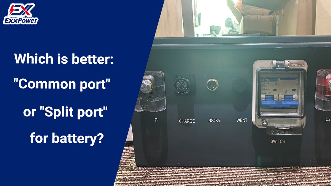 Which is better: "Common port" or "Split port" for battery?