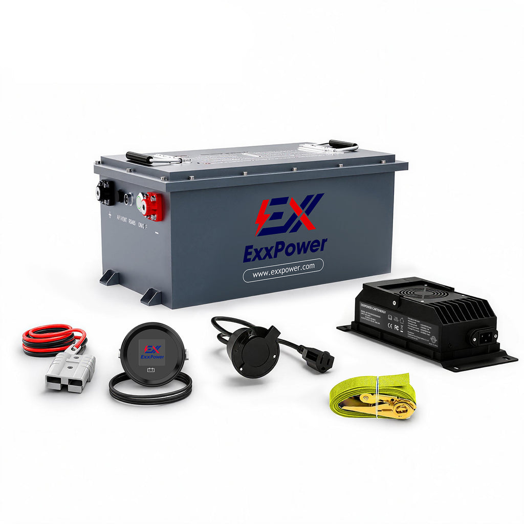 🔥ExxPower C1 48V 105ah Golf Cart Golf Cart Lithium Battery
