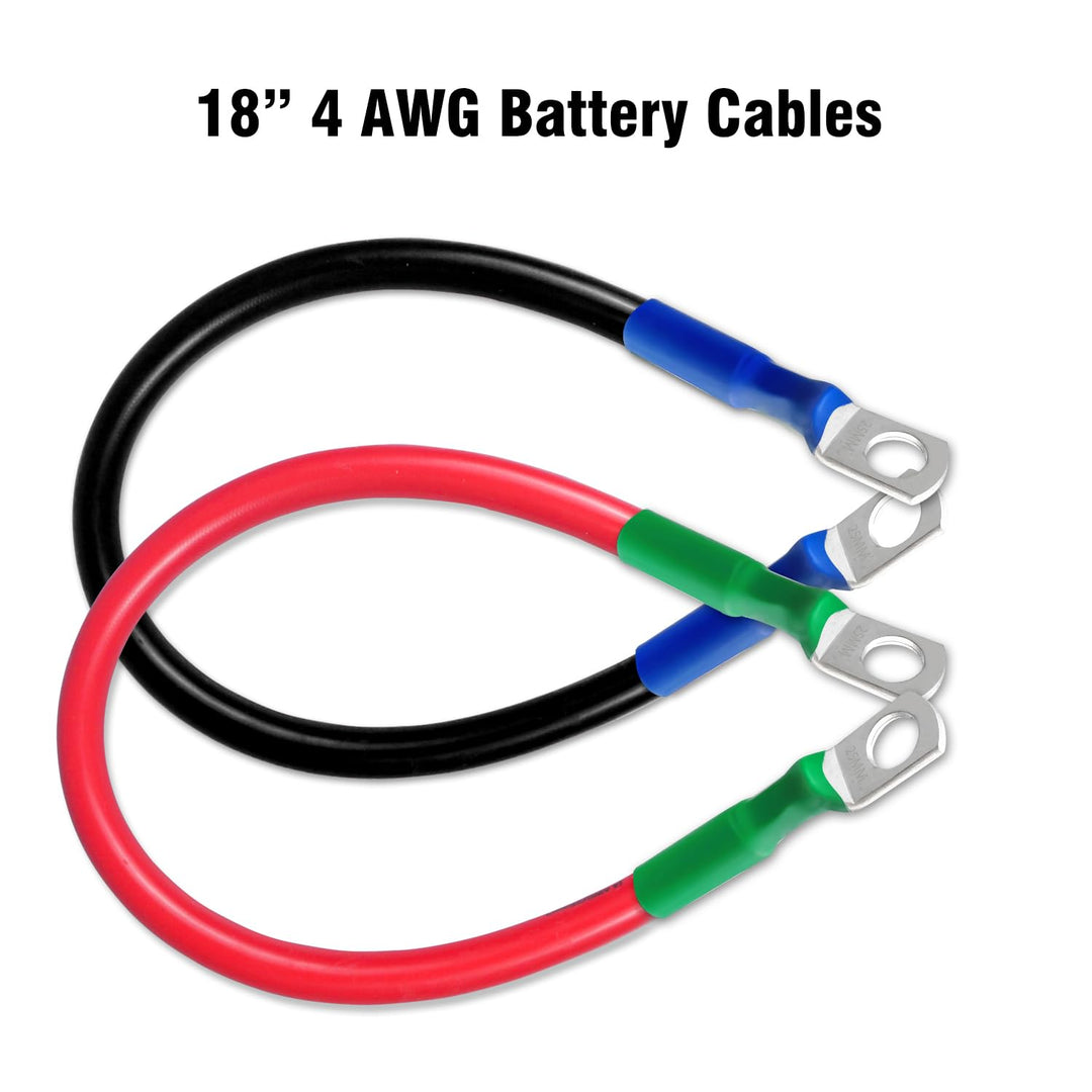 4 AWG Battery Cables Copper Battery Inverter