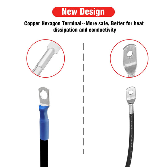 4 AWG Battery Cables Copper Battery Inverter