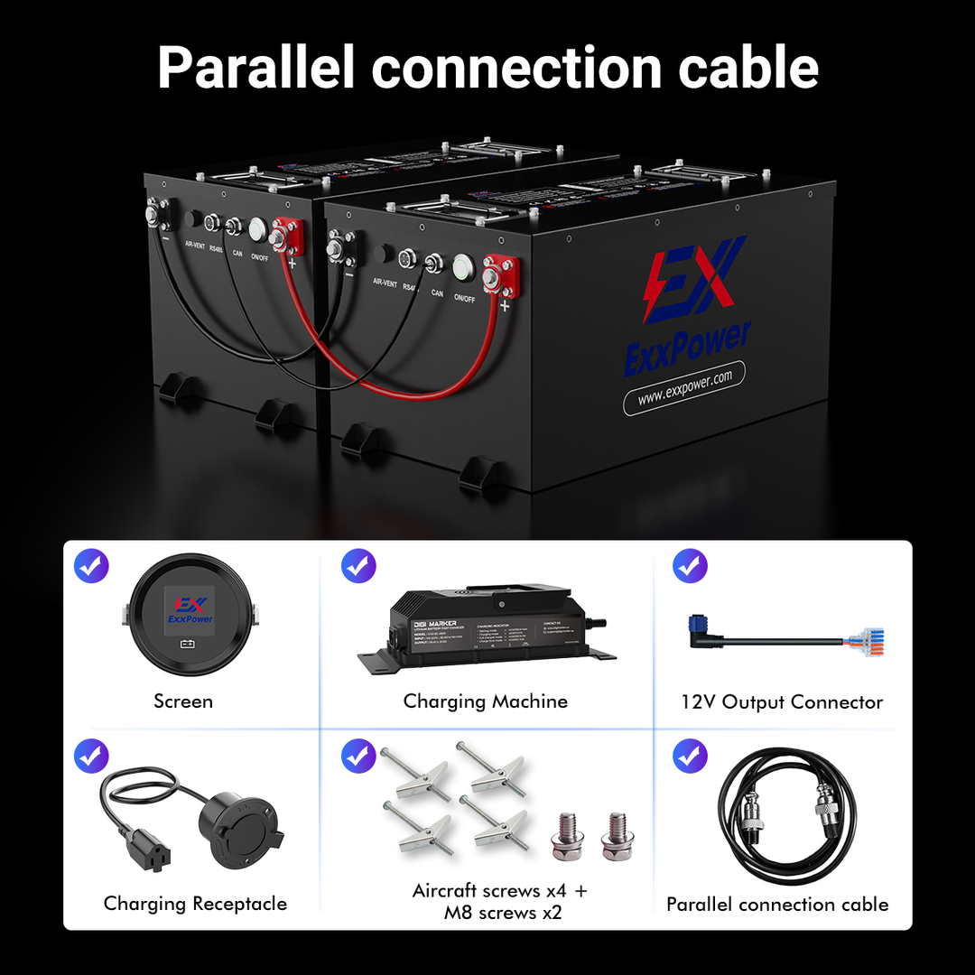 🔥ExxPower B1 48V 105ah Golf Cart Battery