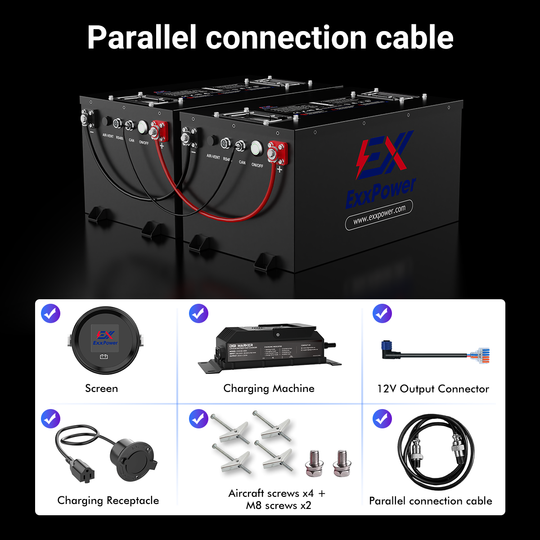 🔥ExxPower B1 48V 105ah Golf Cart Battery
