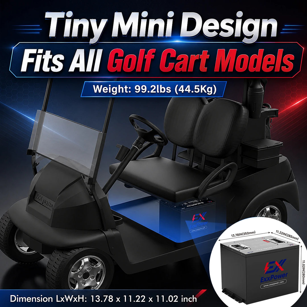 🔥ExxPower B1 48V/72V 105ah Golf Cart Battery