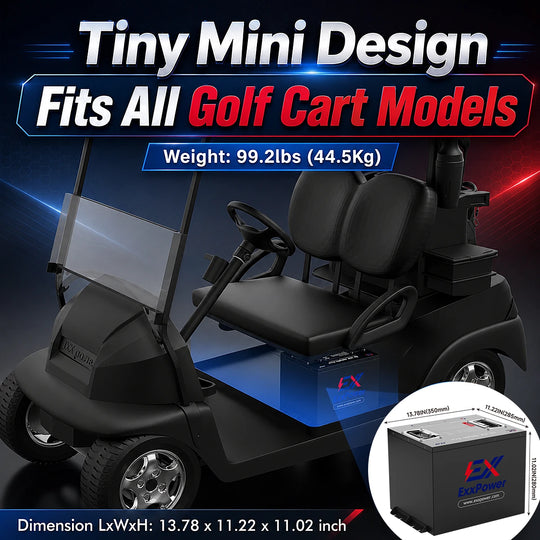 🔥ExxPower B1 48V/72V 105ah Golf Cart Battery
