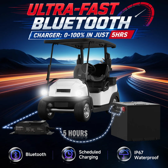 🔥ExxPower B1 48V/72V 105ah Golf Cart Battery