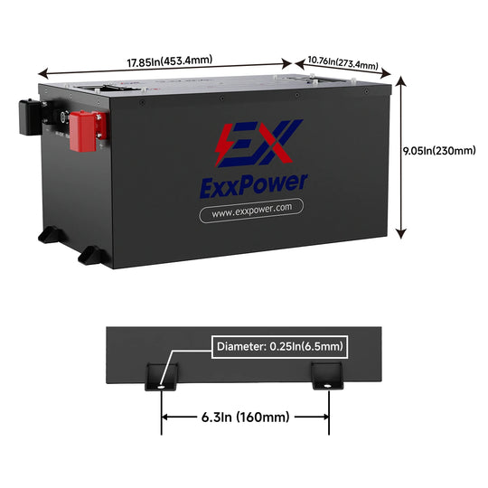 🔥ExxPower B1 48V/72V 105ah Golf Cart Battery