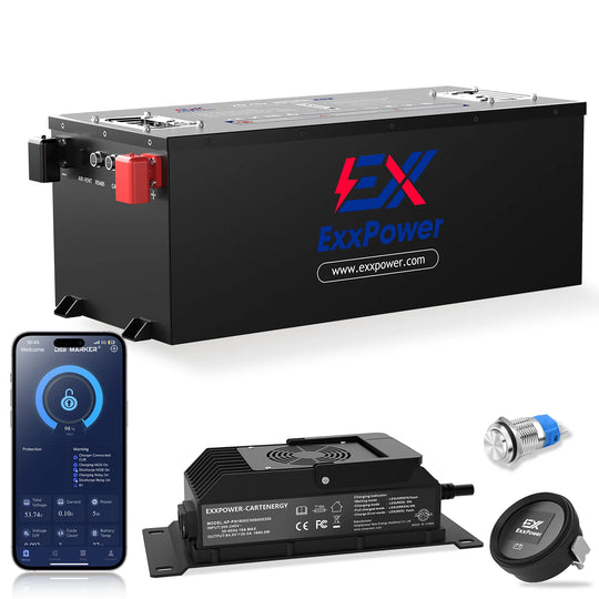 🔥ExxPower B1 48V/72V 105ah Golf Cart Battery