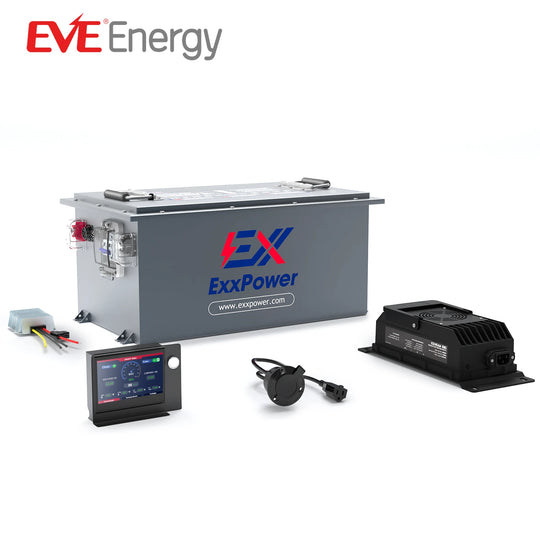 🔥ExxPower G1 36V/48V/72V 105ah Golf Cart Battery--EVE Battery Cell A+