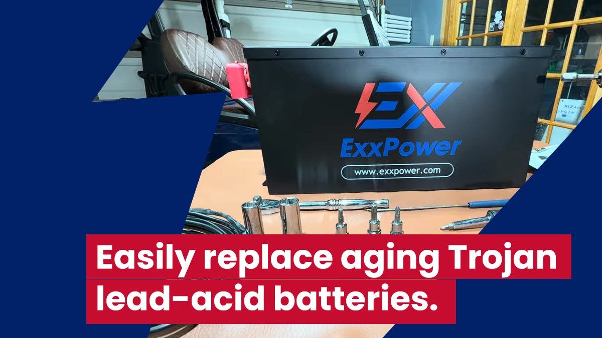 ExxPower B1 48V/72V 105ah Golf Cart Battery
